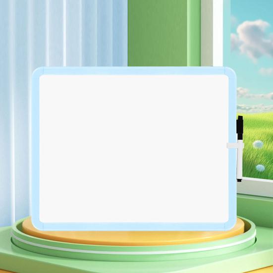 Kleines trocken abwischbares Whiteboard, 14 x 11 Zoll, Mini-Whiteboard mit Marker