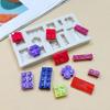 12-Hole Silicone Mold: Multi-Style Building Blocks for Baking, Soap, Ice Cubes & More