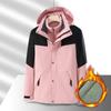 Outdoor Jacket Autumn and Winter Three-in-one Removable Fleece Liner Plus Velvet Thickened Waterproof Jacket