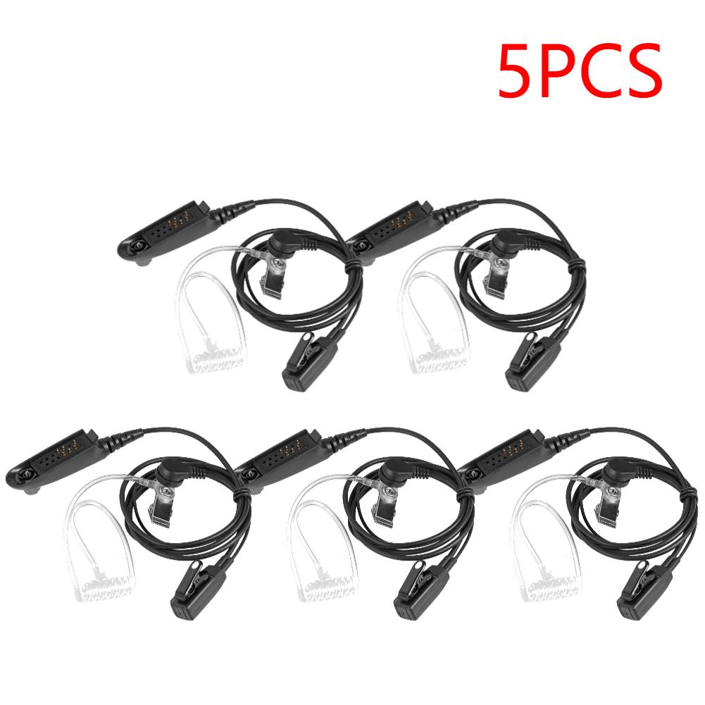 PTT MIC Headset Covert Acoustic Tube In-ear Earpiece Mic Microphone Earphone Earbud Headset For Motorola GP380 GP340 GP328 Radio
