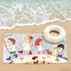 Cartoon C-coco and W-Wondrous Towel Drying Bath Towel Applicable To Light Swimming Camping Yoga Beach Out