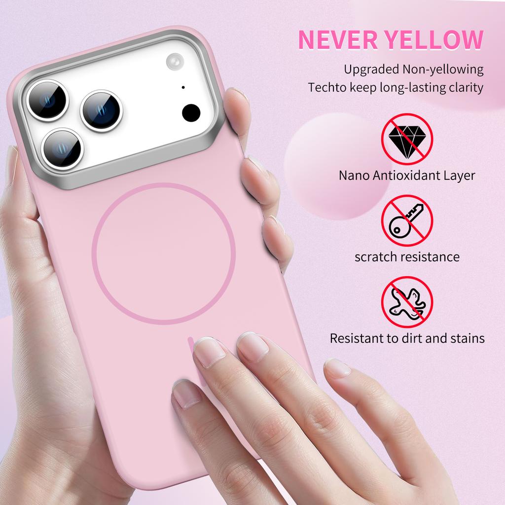 Matte PC Orange Color Magnetic Case for Magsafe IPhone 17 Pro16 15 14 13 12 11 Plus Pro Max Magnetic Shockproof Cover