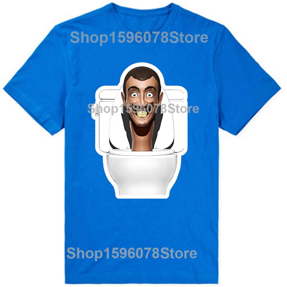 Skibidi Toilet Toaletní Muž Legrační Kreslený Multivesmír Trička Unisex Letní Topy Potisk Originální Design Dárky Tričko Streetwear