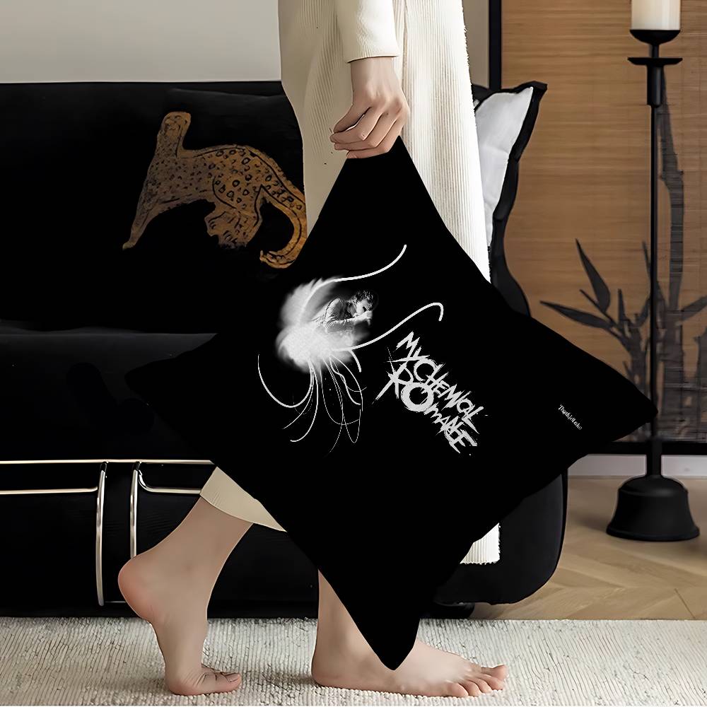 My Chemical Romance Band Pillowcase toon Gift Cushion Cover Bedroom Home Sofa Chair Seat Decor pillow case