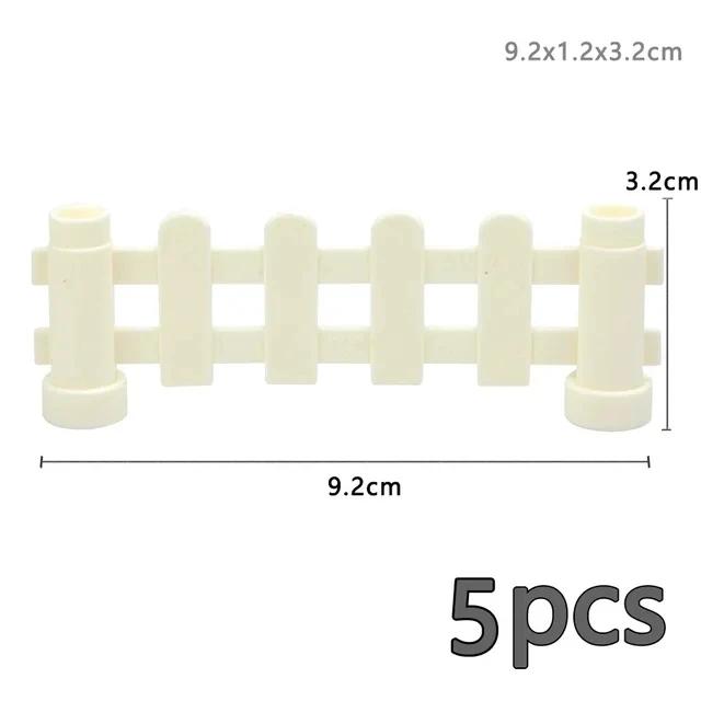 Store byggeklosser Slide Swing Seesaw Park Lekeplass Series Large Pillar Murstein Barn Barn Pedagogisk Leke Kompatibel Duploe