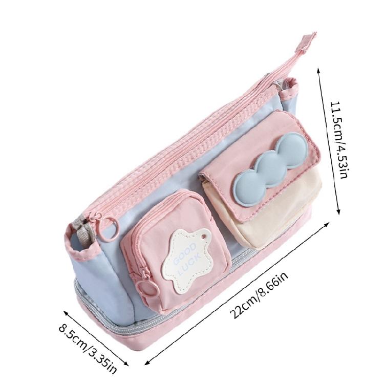Pencil Case Desktop Accessory Reused Stationeries Storage Pouches Pen Box Pencil Case Organizers Pencil Holders Sleeve