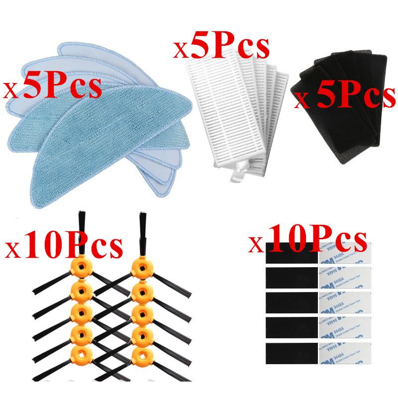 Vacuum Cleaner Main Roller Side Brush Filter Mop Cloth for Gutrend Fusion 150 Robot Cleaner Parts Brushes Filters Cleanging Rags