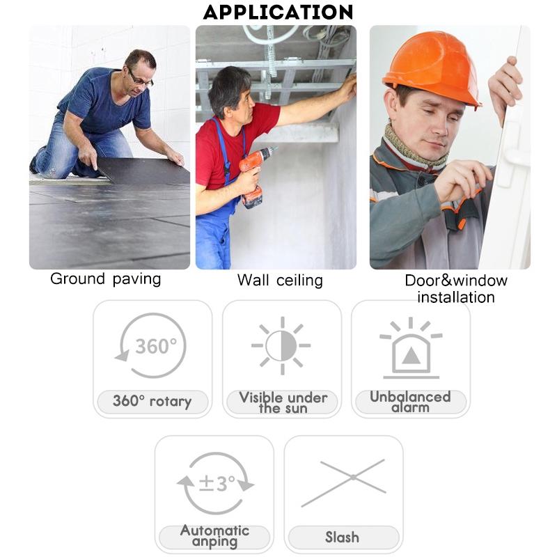 3D 12 Lines Green Cross Line Laser Level 360 Degree Rotation Auto Leveling Horizontal Vertical Laser Beam 532nm