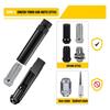 AD23-7 Spline Lug Nut Key 6 Spline Lug Nut Socket Removal Tool, 2 PCS Dual Hex Drive Aftermarket Wheel Lock Key Replacement