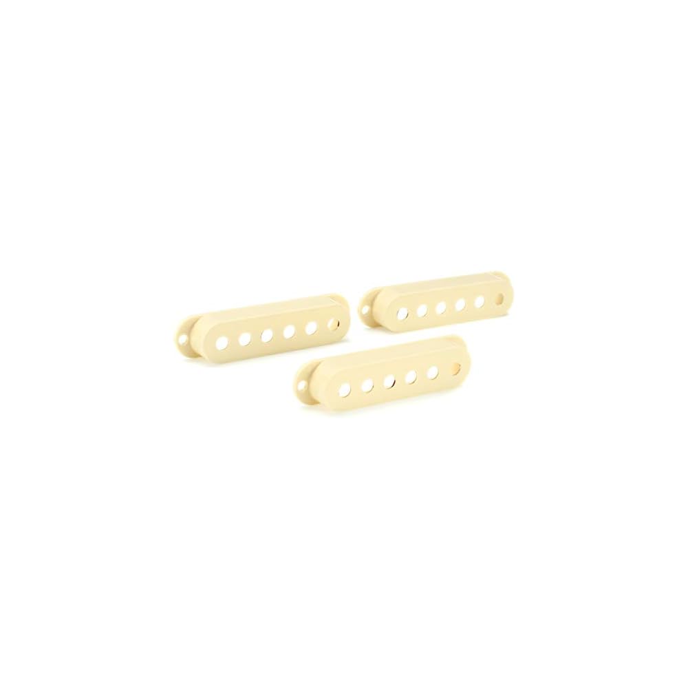 Fender Road Worn® Stratocaster® Pickup Covers, Aged White (3)