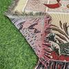 Decorative Blanket Jacquard Tapestry Christmas Bell Sofa Towel Wire Blanket Dustproof Full Cover Sofa Blanket