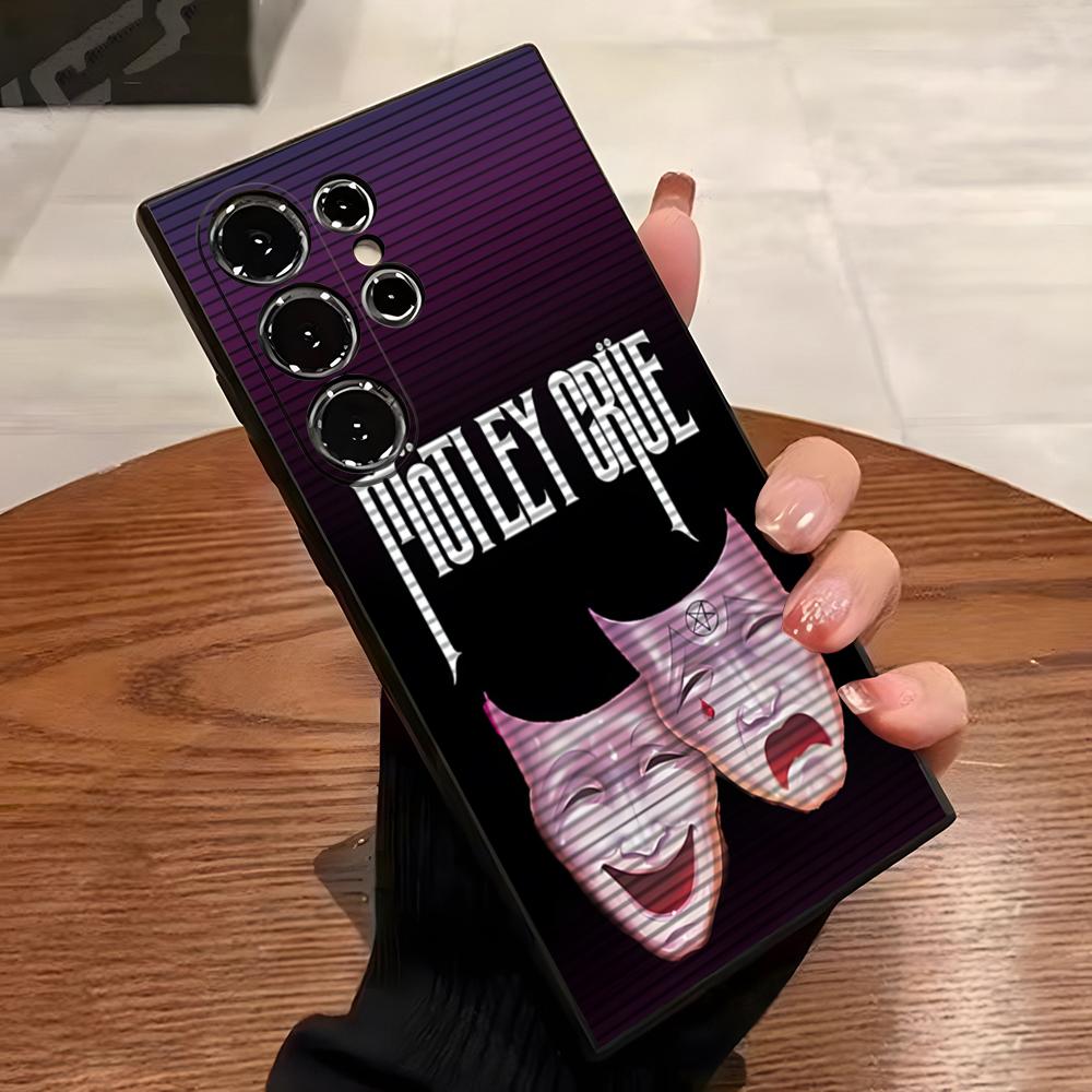 Rock M-Motley C-Crue Band Handyhülle Für Samsung S26 S25 Edge S24 S23 S22 S21 S20 Ultra Plus Fe Galaxy A54 A53 A34 A25 A16 Hülle