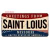 Vintage USA Metal Plates, Retro California 15x30cm Plaque, Florida Metal Tin Sign Poster, Bar, Garage, Gifts, Room Decor WY289
