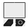 1pc Portable Foldable NOn crease White Projector Curtain Projection Screen 4:3 (84inch)