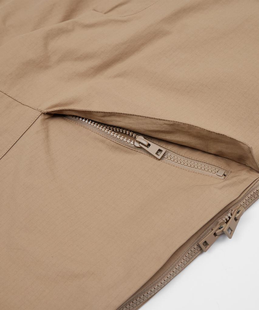 Kallapataleu Cn Wide Ankle Zipped Cargo Pants - Beige