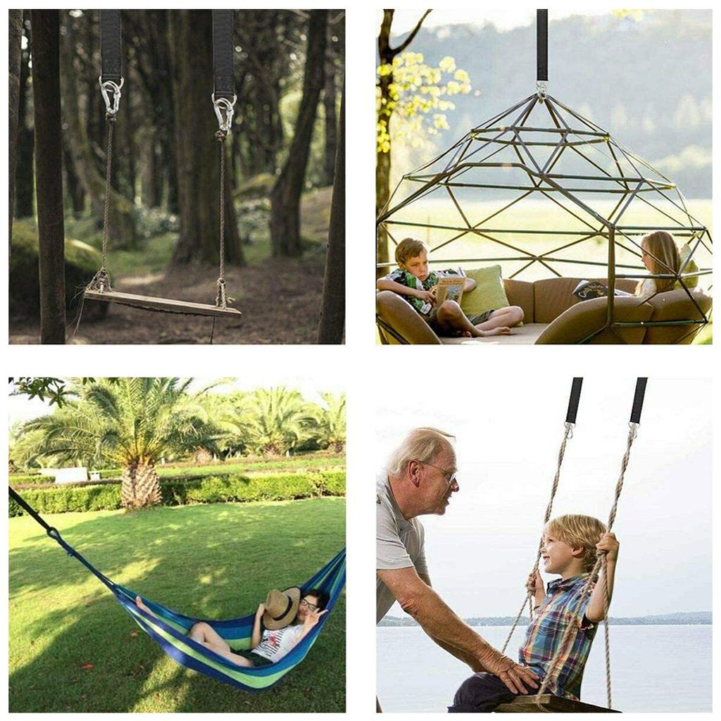 Outdoor Swing Hanging Seat Safety Belt Hammock Nylon Rope Belt Bandage 3meters x 5cm
