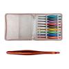 9 Pcs 3.5mm-8.0mm Crochet Needle Set Ergonomical Crochet Hook with Case Knitting Needle Crochet Supplies for Craft