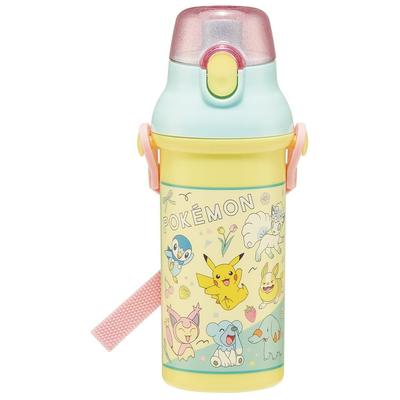 Skater Water Bottle Pocket Monster Retro 480ml Children Plastic Antibacterial Boys Made Japan PSB5SANAG-A