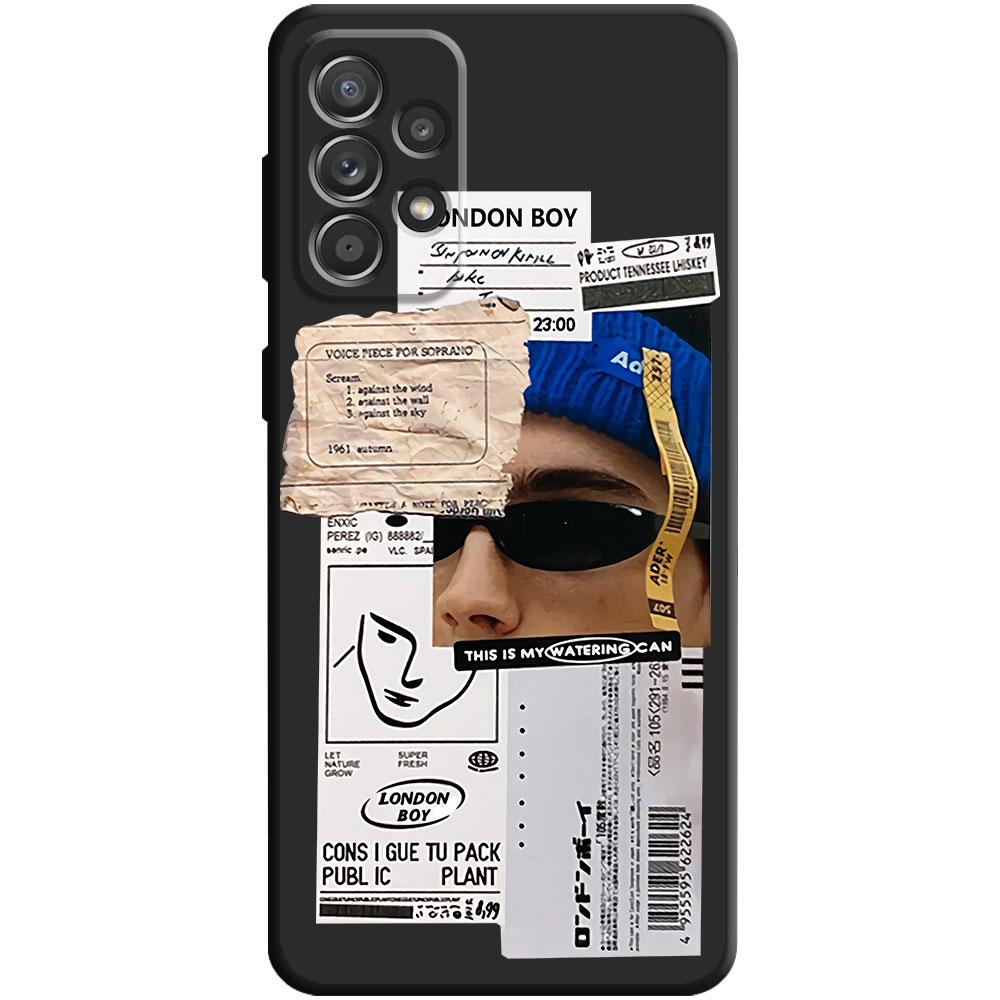 Case for Samsung Galaxy A71 A32 A53 A32 A51 A13 A21s A12 A50 A52 4G 5G A02s Celular Street Punk Design Black Original Fashion