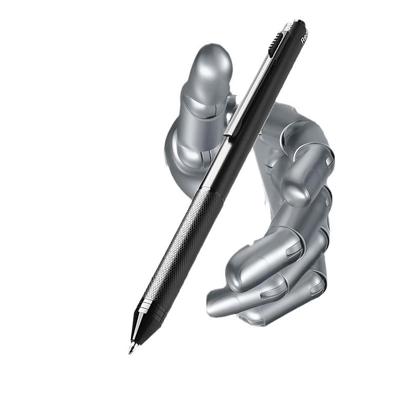 4-in-1 Multifunktionsstift: Mehrfarbiger Kugelschreiber, Druckbleistift, Gelstift mit Schwerkraft-Sensor-Technologie