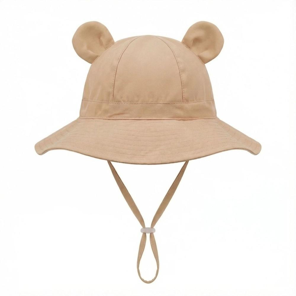 

Solid Color Children Fisherman Hat Breathable Folding Baby Sun Hat Kids Sunshade Bucket Cap Daily хаки