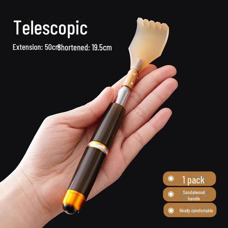 Retractable Multi-Function Back Scratcher: Itch Relief Rake for Seniors