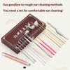 9/11/12/18/20Pcs Ear Picking Tool Set Goose Feather Stick Ear Scoop Ear Canal Massage Ear Canal Cleaning Ear Picking Tool Ear