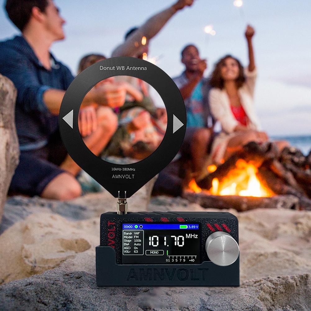 3D Printed Mini Radio Stand Pocket All-Band Receiver Holding Bracket Portable Handheld Radio Mount for MINI4732 Radio V1/V2/V3