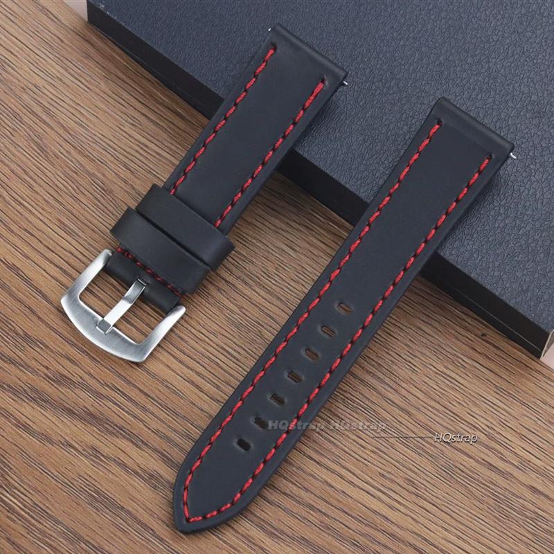 Quick Release Vintage Retro Genuine Leather Watch Band 18mm 20mm 22mm 24mm Soft Watch Bracelet Men Women Watch Strap Sport Belt