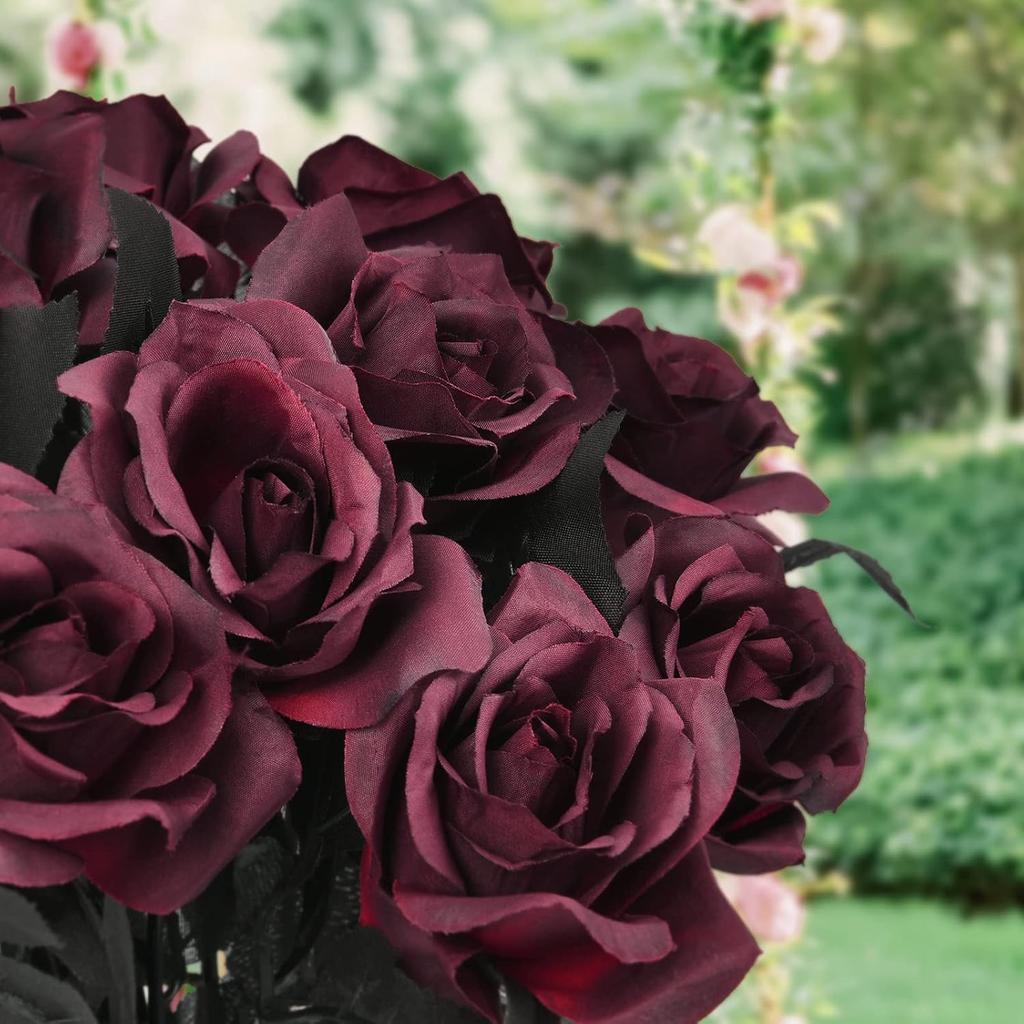 5/10Pcs Artificial Flowers Silk Rose Brial Bouquet Vase Home Room Decor Garden Valentine'day Wedding Wreath Fake Plants Diy Gift