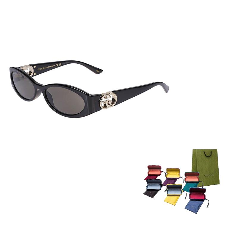 

GUCCI Gucci Logo Decoration Cat Eye Sunglasses Women s Black F чёрный