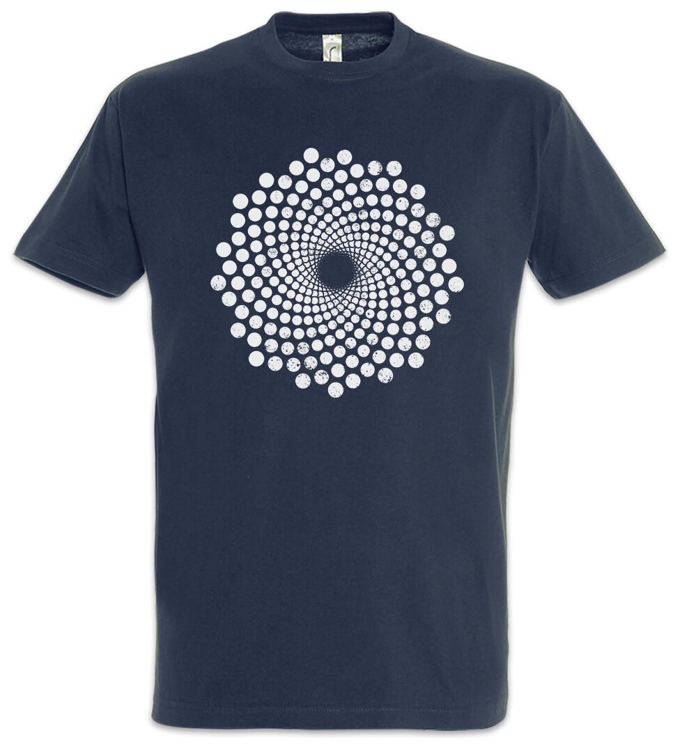 Spiral Dots Men s T-Shirt Mens Womens Tees Top Dots Magic Circle Gyro Spiral Hypnosis 4XL
