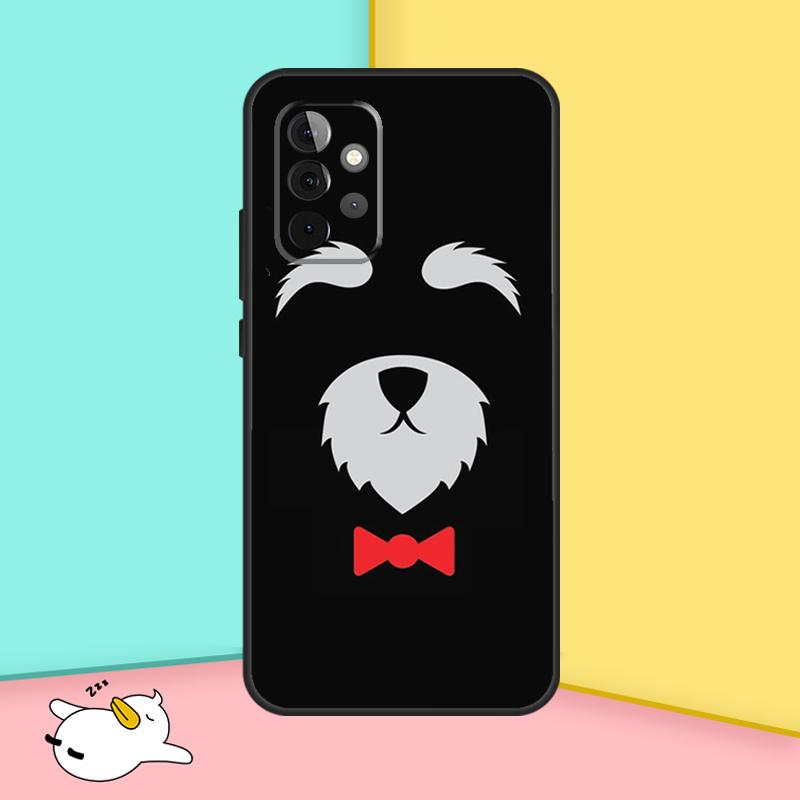 Schnauzer Puppy Dog Case For Samsung Galaxy A34 A54 A14 A36 A56 A06 A13 A53 A32 A12 A22 A52 A35 A17 A16 A55 A15
