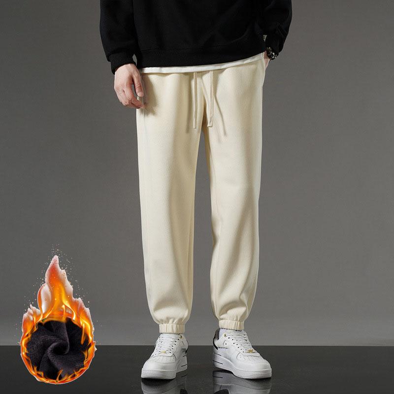 Y2k Korean Men Basic Blank Solid Baggy Joggers Running Sports Pants Trousers Casual Grey Jogging Pants for Men Drawstring Pants