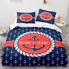 New Nautical Ocean Anchor Bedding Sets Ocean Spirit Duvet Cover King Queen Single Size Bed Linen with Pillowcase Teens Boys Gift