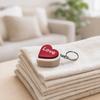 3D-gedruckter LOVE Herz Fidget Clicker Schlüsselanhänger, Stressabbau Druckknopf Spielzeug, Tragbares Schreibtisch-Gadget, Süßes Geschenk für Paare & Beste Freunde