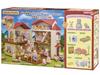 Sylvanian Families House House with Red Roof Deluxe Set Attic er et hemmelig ST Mark-sertifisering 3 år gammelt og oppover leketøysdukkehus Sylvanian Families