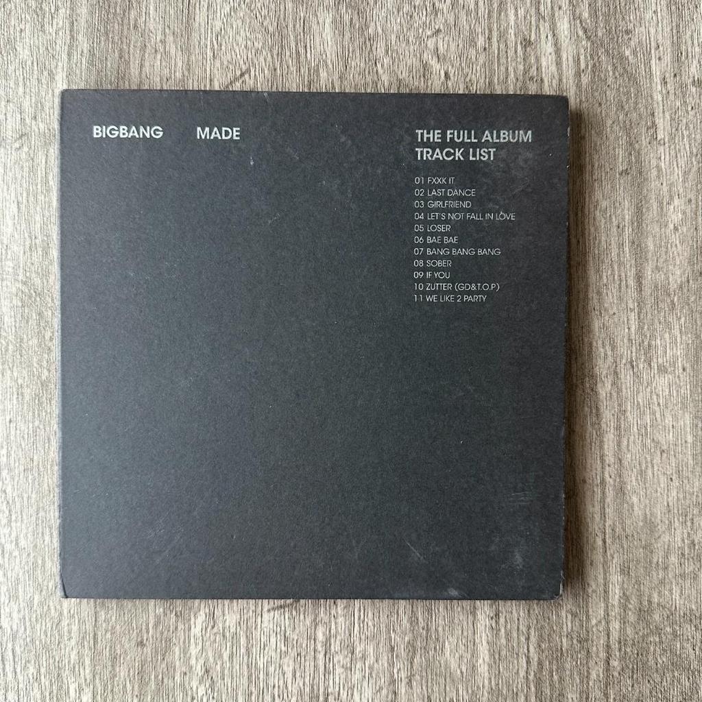 [USED] Rare/Beautiful Condition BIGBANG MADE First Press Limited Edition G-DRAGON Photobook