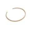 14K Gold-Filled Color-Preserving Gold Chain Bangle - Simple, Luxurious, DIY Open Circle Design.