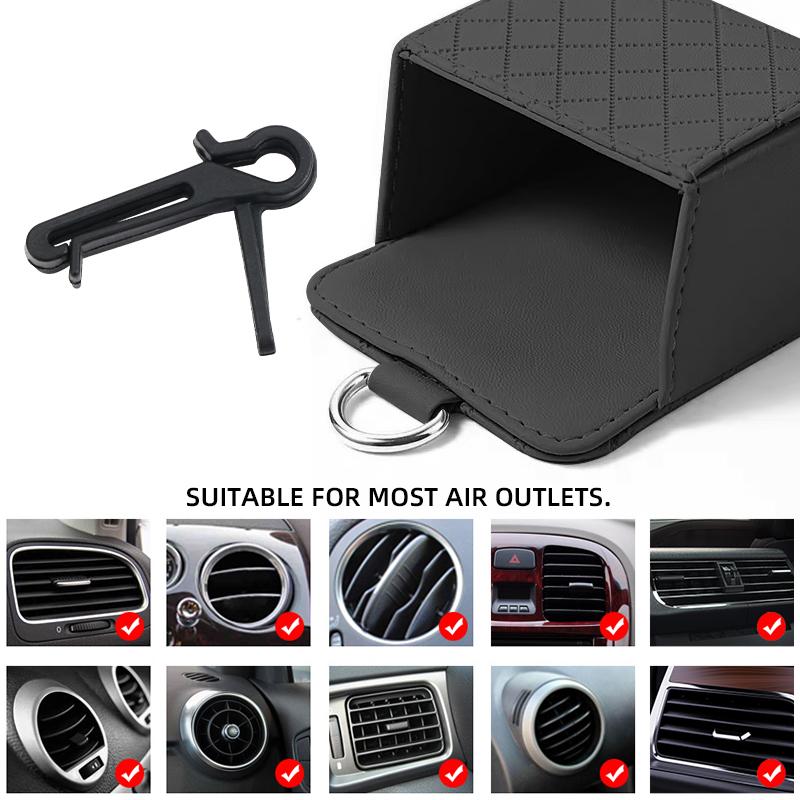 Auto Lüftungsschlitz Sitzlehne Aufbewahrungsbox PU-Leder Münzbeutel für KIA rio ceed sportage cerato soul sorento k2 k5 Zubehör