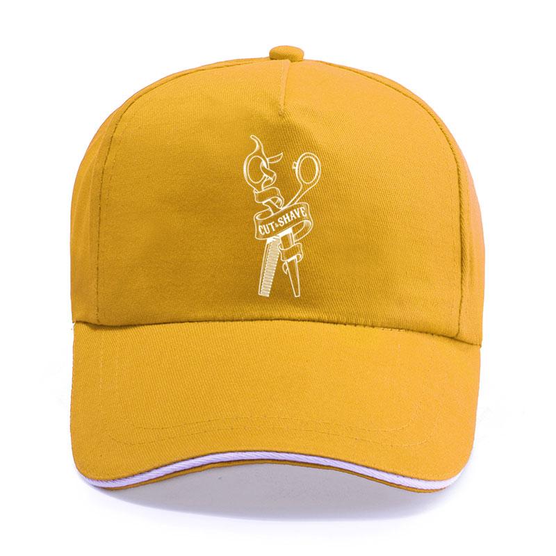 New Summer Cut Shave Sign Haircuts For Unisex BARBERSHOP Baseball Cap Unisex Women Unisex Cotton Hat Snapback Hats Trucker Caps