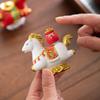 Chinese Horse Figurine Resin Spring Festival Holiday Souvenir Chinese New Year 2026 Horse Figurine For Home Office Bedroom