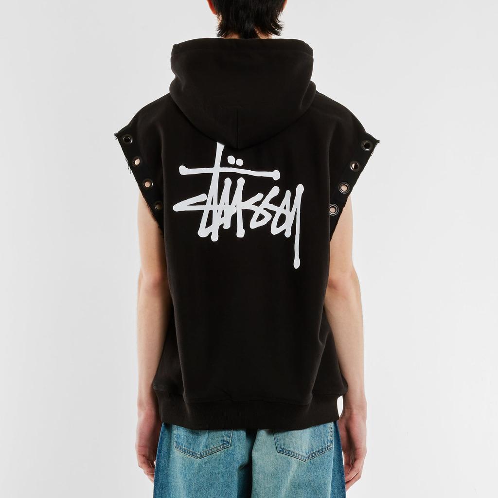 Junya Watanabe x Stussy Hooded Vest Black Men Tops WM-T909-100-1