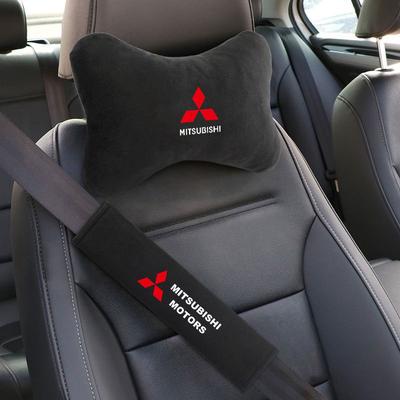 Cxwklz1 Car Neck Pillow Car Safety Headrest Cover Auto Seat Belt Shoulder Pads for ASX Pajero Outlander EVO Lancer EX