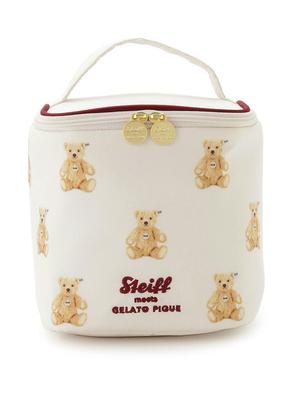 Steiff Pattern Vanity Pouch PWGB235522 CRM [Gelato Pique] All-over Women's