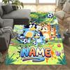 Halloween Soccer Fun Customize Your Name Floor Rug Office Rug Design for Outdoor Dormitory Hallway Decorate room Anti-slip Rug Office home decor