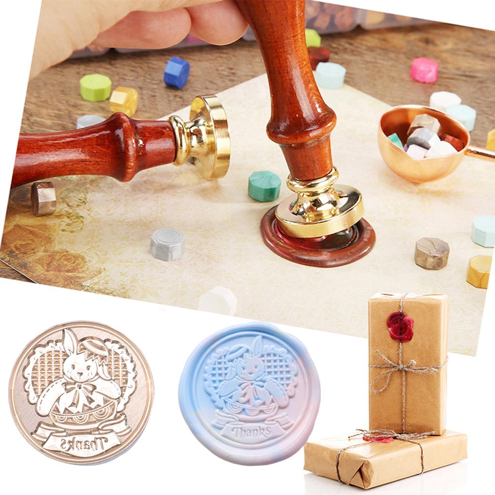 Retro Wax Seal Stamp Easter Series Pattern DIY Sealing Wax Stamp Head for Scrapbooking Wedding Invitation Seal Stamp DIY Craft