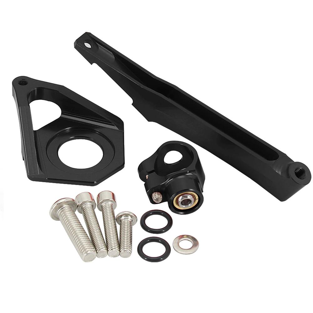 CNC Aluminum Adjustable Motorcycles Steering Stabilize Damper Bracket Mount Kit For YAMAHA YZF600 R6 2003-2005