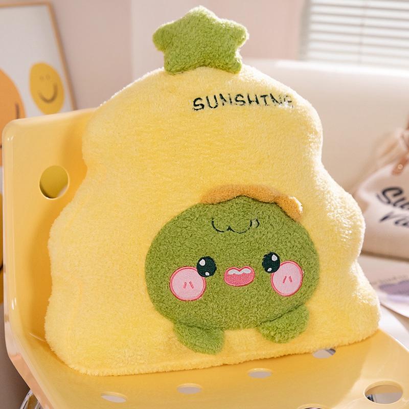 Cartoon High Quality with Expression Christmas Tree Plush Doll Pillow Holiday Decor for Boys and Girls Christmas Gifts