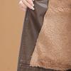 Winter neue modische Mutter-Plüsch-Lederjacke für Damen mittleren Alters, modische Lederjacke